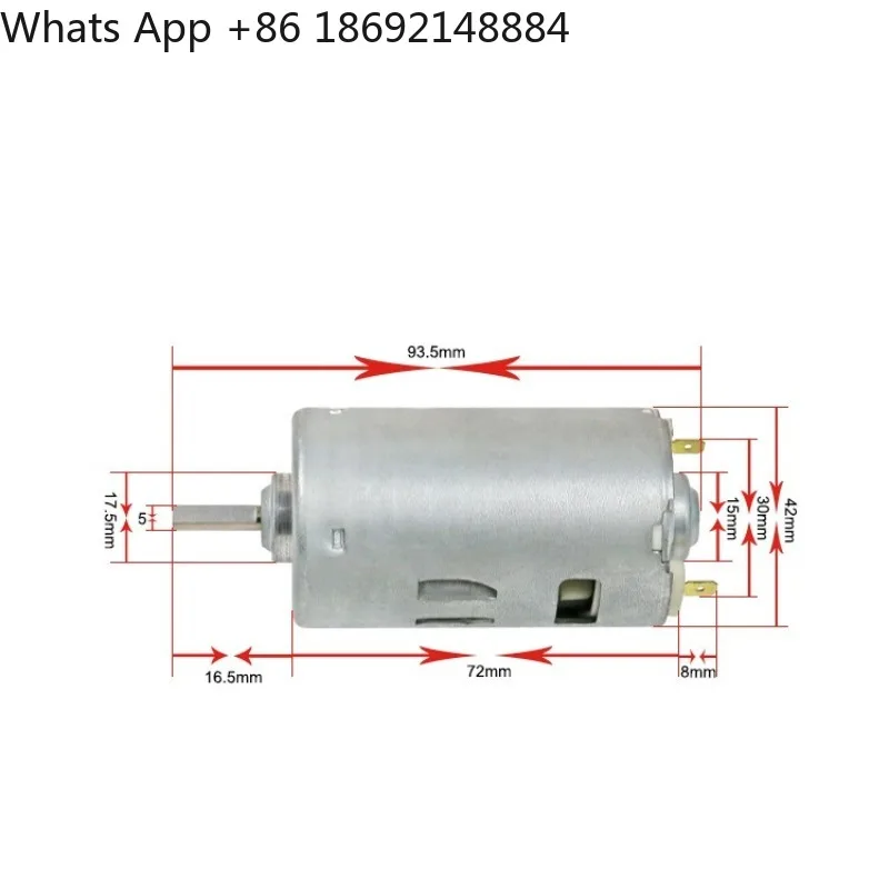 Micro motor forward and reverse high speed high power automatic lifting table mower meat grinder DC