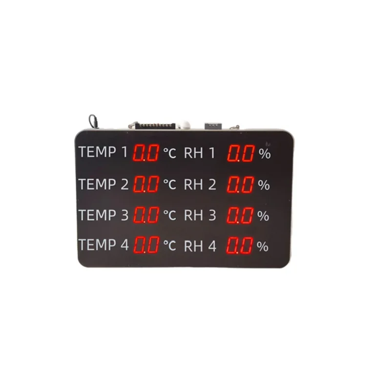

Factory Environment Monitoring Multi Data Temperature Humidity Display Screen Digital Monitor for Warehouse Laboratory