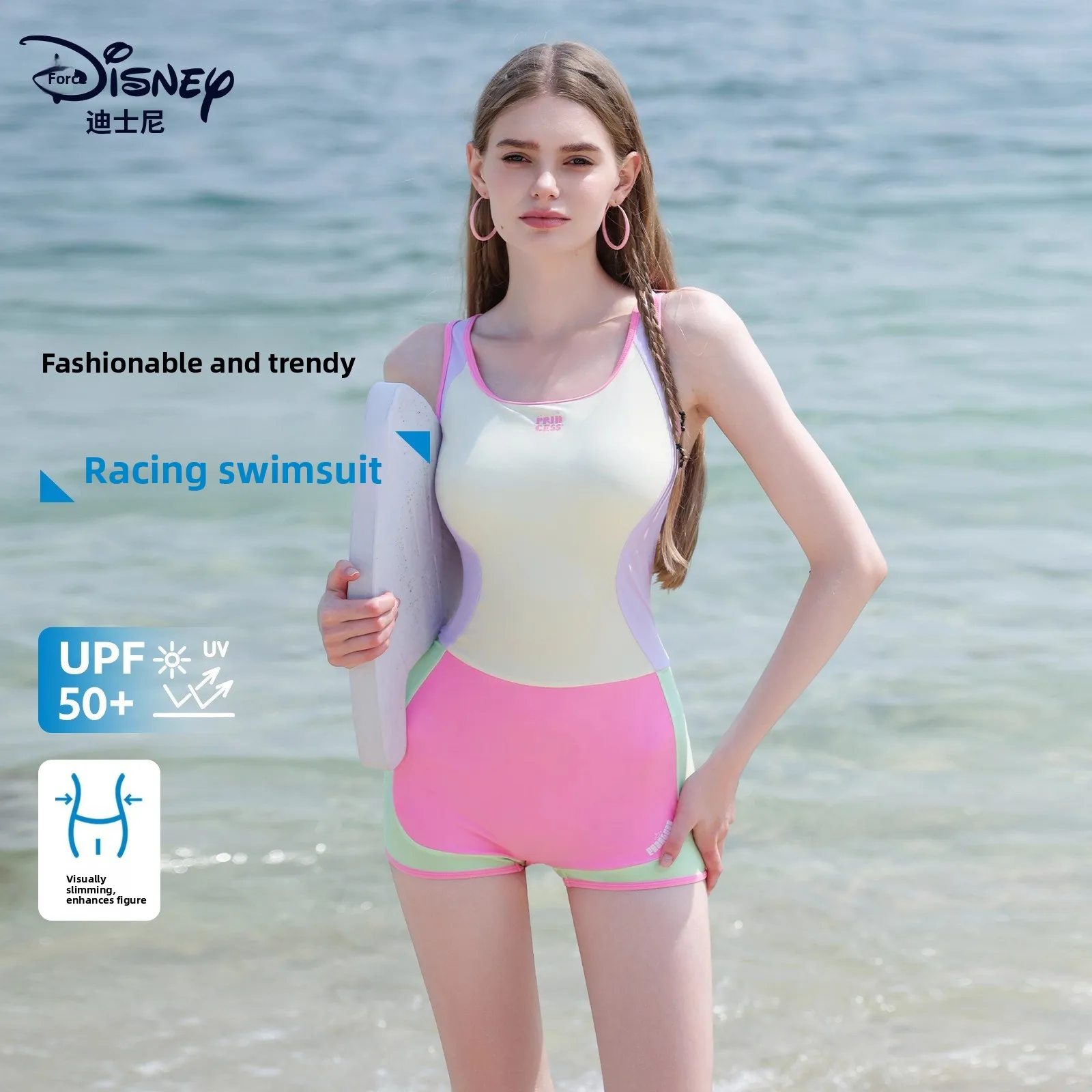 

Disney Swimsuit Women's One-piece Flat-angle Swimsuit for Swimming Pools Women's Spot