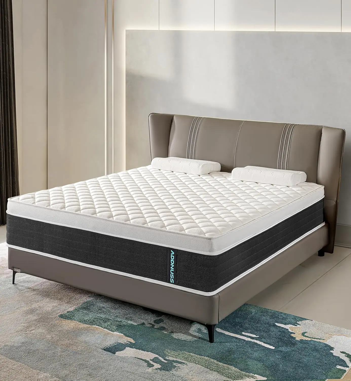 Size Mattresses,14 Inch Hybrid King Mattress in a Box, Gel Memory Foam and Pocket Coils Innerpring Mattresses for Pressure Relie