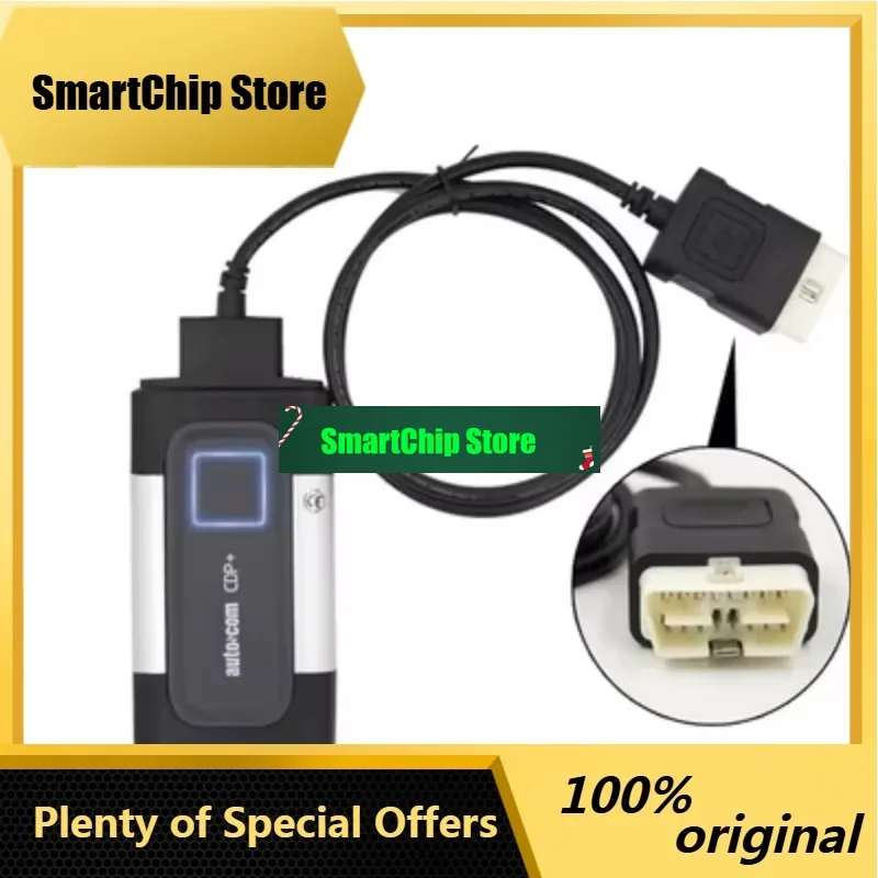 SmCpV2020.3 M8 Autocom CDP+pro OBD2 For Car Truck Diagnosis With Bluetooth Box