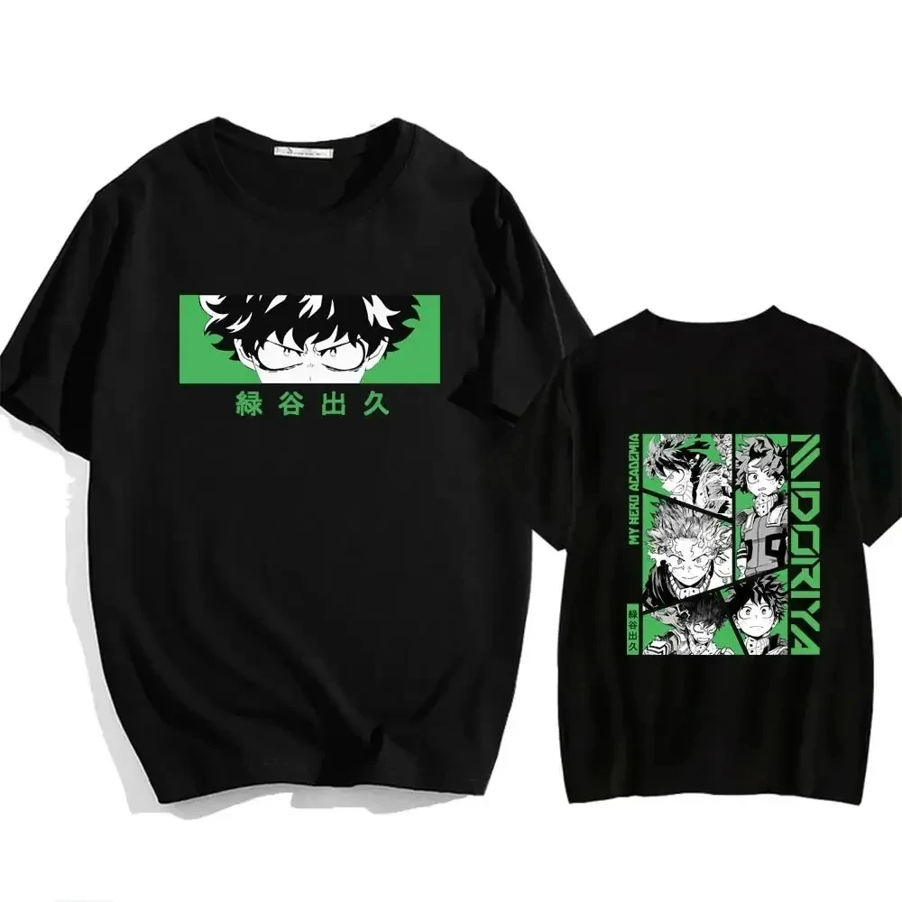 2024 My Hero Academia Graphic Printed T Shirt Japan Anime T Shirt Harajuku Fashion Casual Streetwear Plus Size T Shirt Women