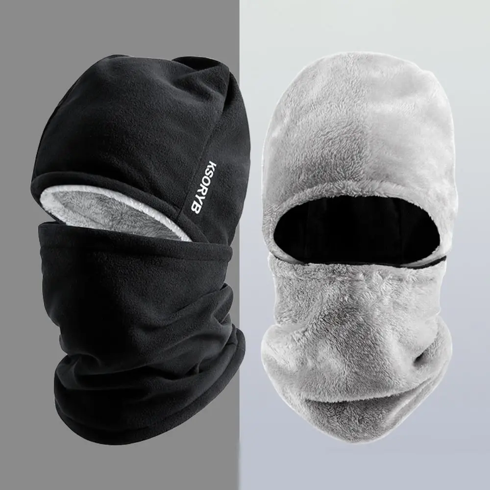 Nieuwe winddichte wintermasker helm oorbescherming fluwelen hoofddeksel fietsen oorbeschermers gebreide muts dames heren