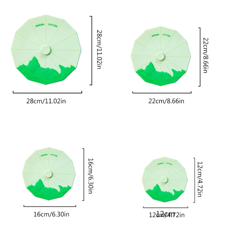 Set 4 coperchi per ciotole a prova perdite, coperchi per alimenti riutilizzabili, per l'uso quotidiano