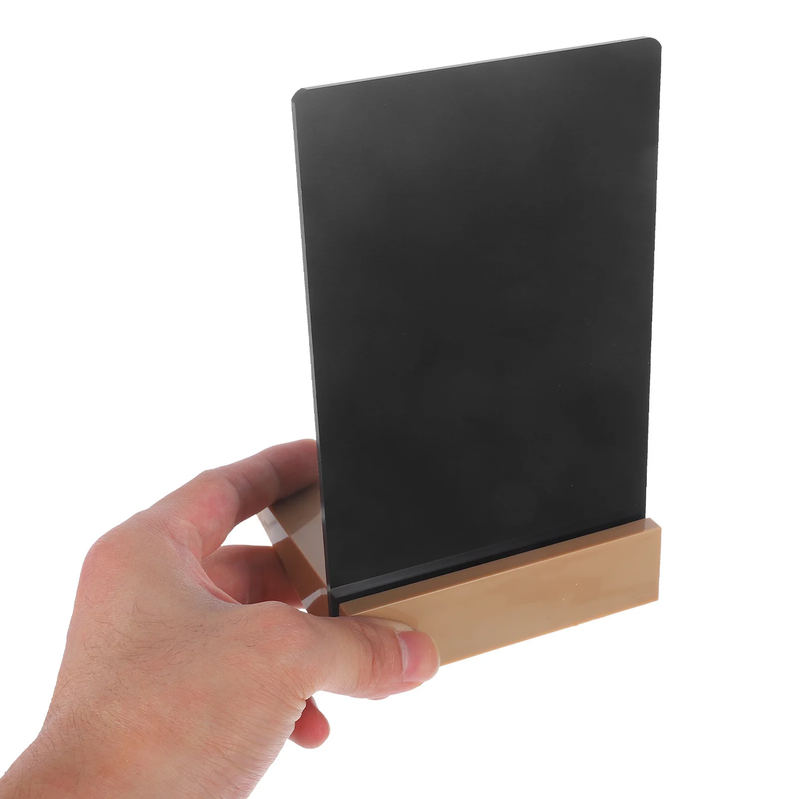 لوحة كتابة بلاستيكية صغيرة مرسومة يدويًا مقاس A6 لسطح المكتب لمتجر مقهى قائمة علامة ديكور لوحة قائمة للمطبخ #4