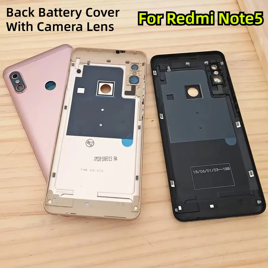 FOR XIAOMI Redmi NOTE 5 Battery Back Cover Rear Door Housing + Side Key for Xiaomi redmi note5 Housing Replacement Repair Spare