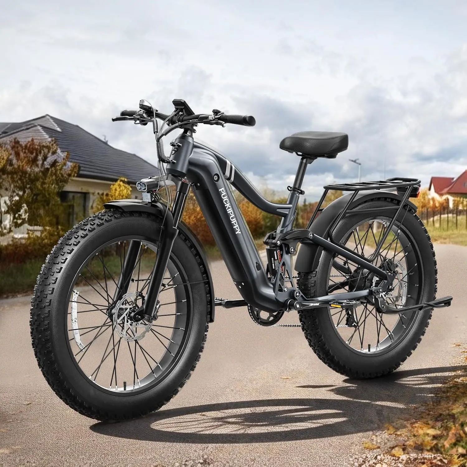 500W Electric Bike 48V 20AH Full Suspension 26