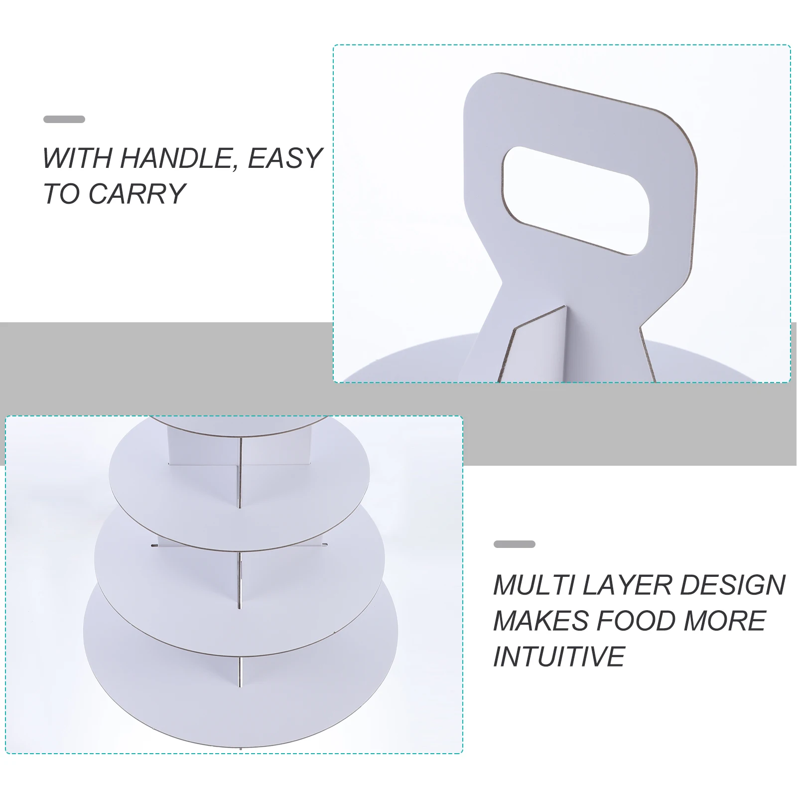 

Dessert Packaging Boxes Paper Cookie Biscuit Muffin Bakery Food Cake Crisper Cupcake Containers Safe Party Banquet Home