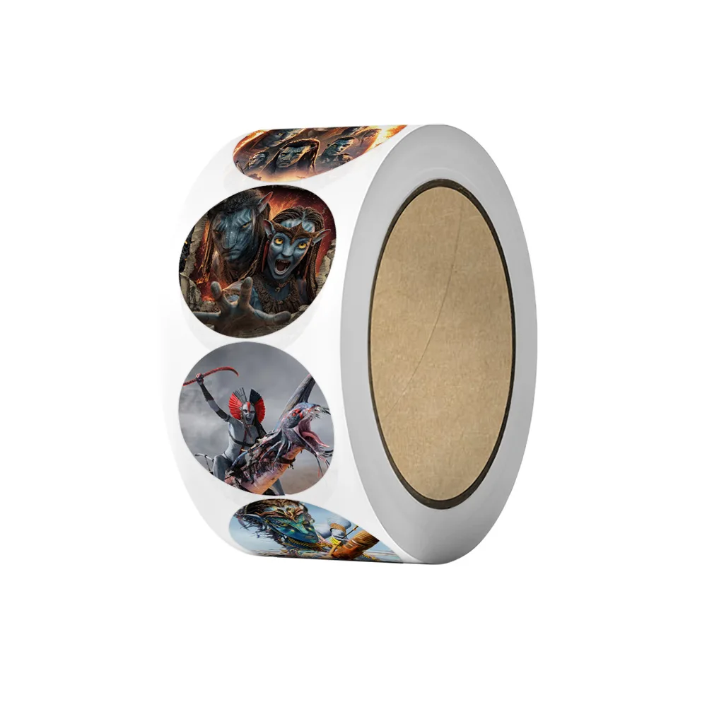 500 Stück/Rolle Disney Film Avatar 3 Aufkleber Rolle DIY Skateboard Laptop Gitarre Telefon Auto Siegel Label Aufkleber Dekoration Aufkleber