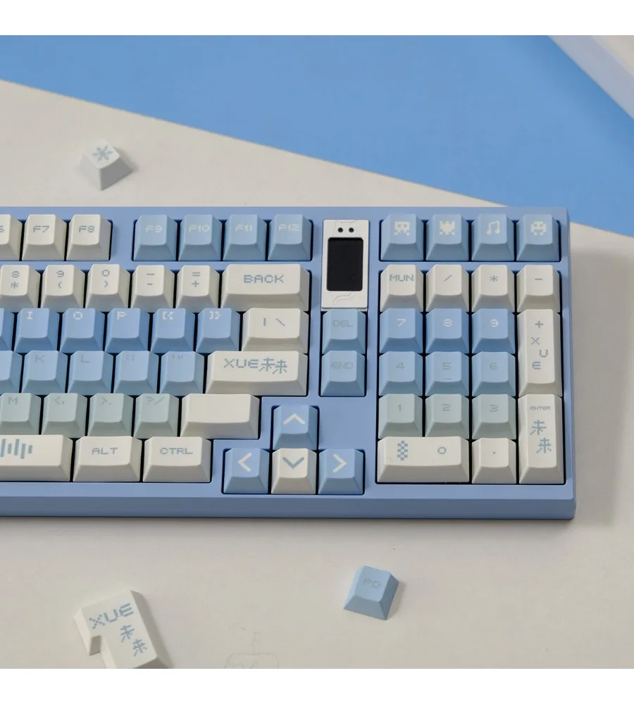 Wooting snow future theme keycap PBT five-sided sublimation original highly magnetic axis wireless mechanical keyboard