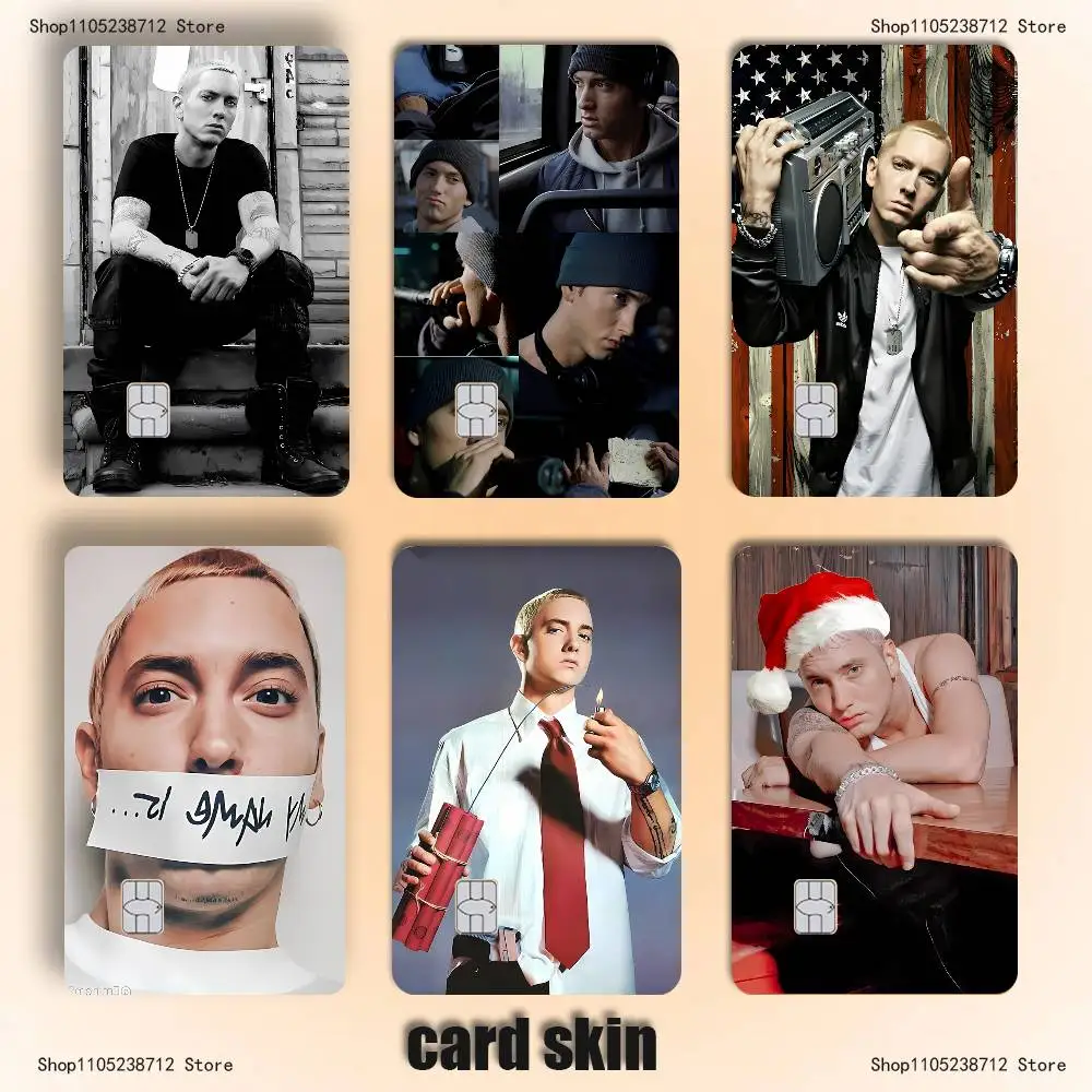 

Rapper Singers E-Eminems Card Stickers Credit Visa Debit Bank Charge Card Bus Metro Waterproof Sticker Decal Decoration