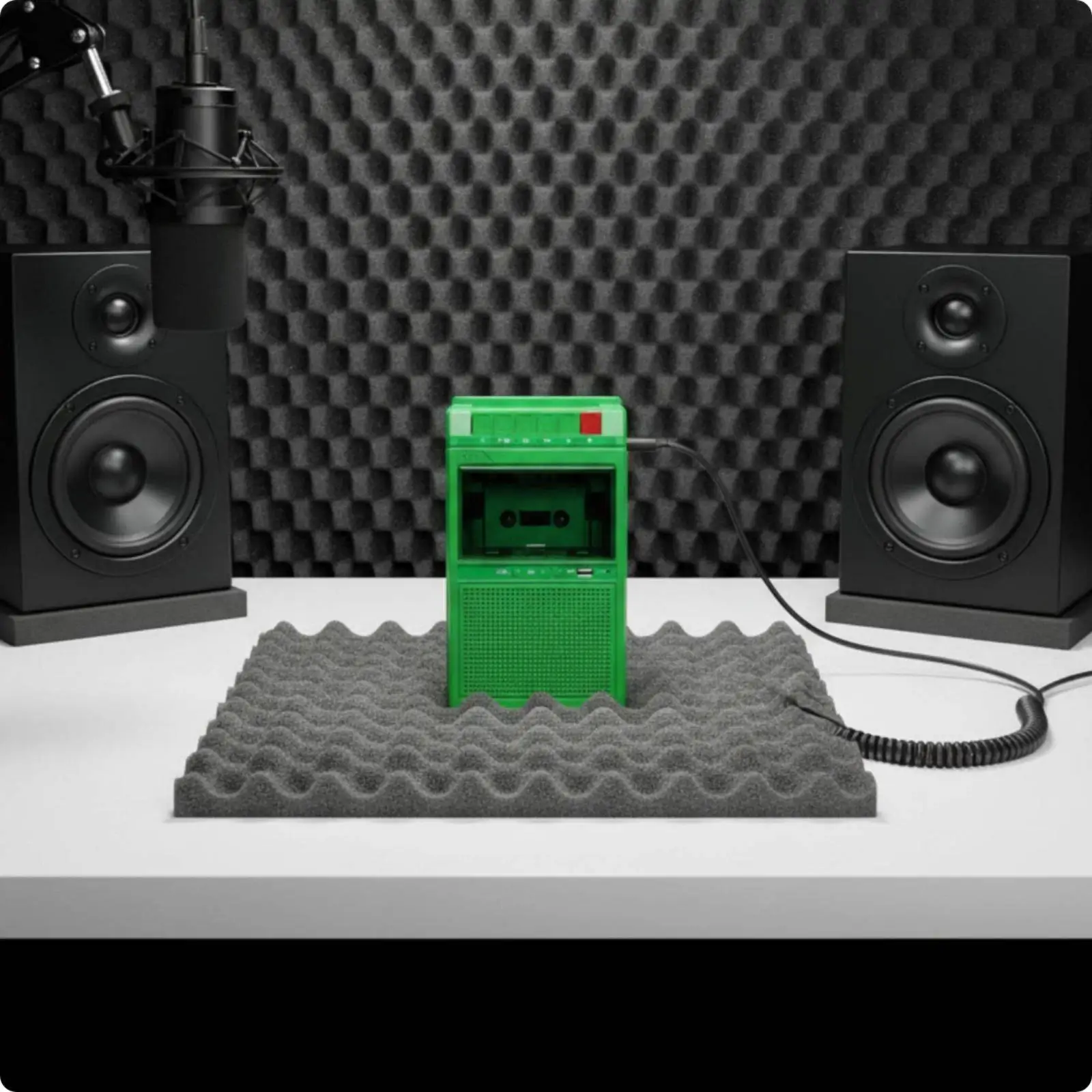 Stylish Cassette Player Mini Size Portable Audio Device with Multi-playback Options for Music Enthusiasts