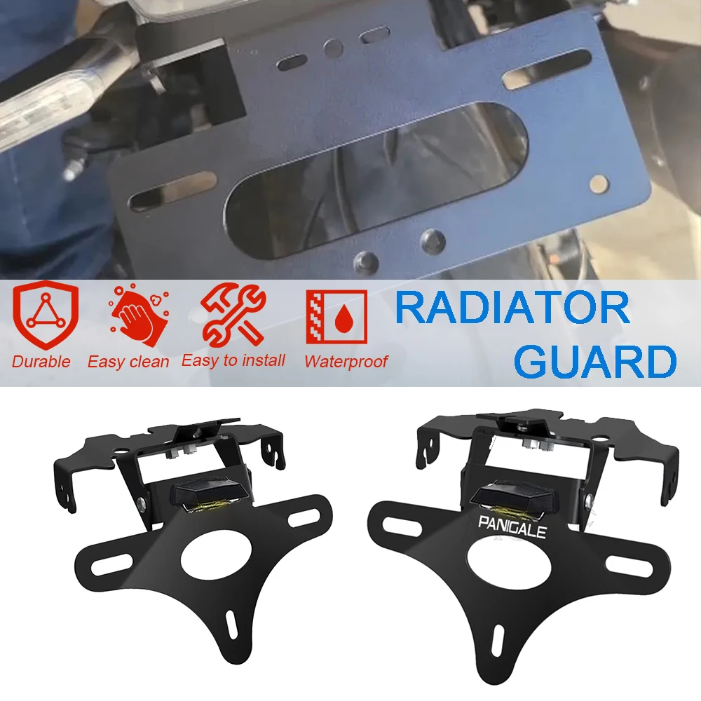 

Motorcycle For Ducati Panigale V2 V4 2018-2024 PanigaleV4 R S SP SP2 License Plate Holder Bracket Light Fender Eliminator Kits