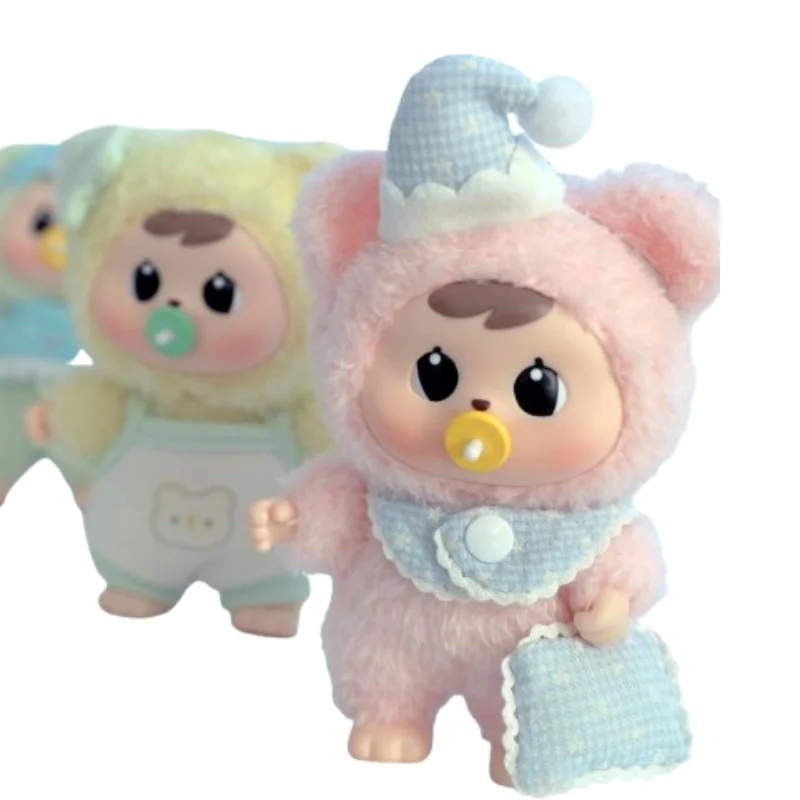 Kotak buta boneka Kawaii Bao Ao Hug 2 generasi kedua Goodnight Series Baby Vinyl ornamen buatan tangan lucu trendi bermain hadiah mainan