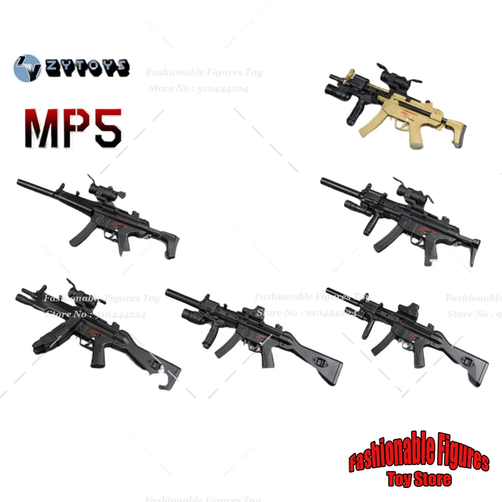 

ZYTOYS ZY8042 1/6 Soldier Weapon Mp5 Plastic Submachine Gun Weapon MP5SD RAS MP5A5 RAS MP5A4 MODEL628 MP5A5 Fit 12'' Dolls