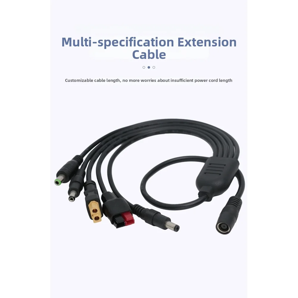 For XT60 Male to DC7909 Female 1.5M For Solar Panel Cable Supporting DC5521 DC5525 6530 16AWG UL Standard Copper Wire