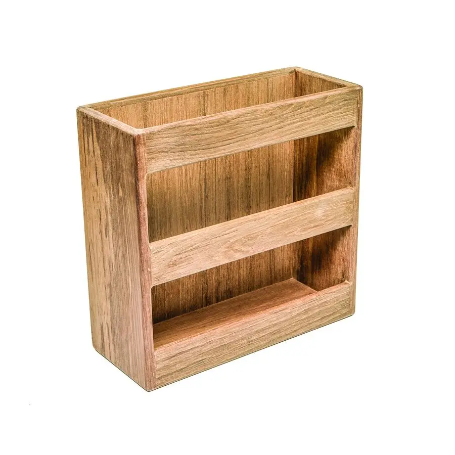 

62504 Teak Magazine Utility Rack