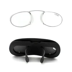 Reading Glasses for Men Foam Nose Glasses Transparent Thin Presbyopia Glasses +1.0 1.5 2.0 2.5 3.0