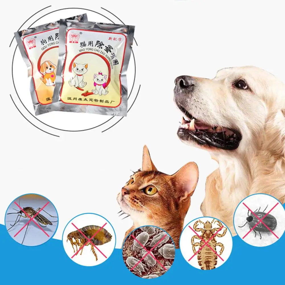 Pet coleira repelente contra pulgas e carrapatos, macio e ajustável, adequado para gatos e cães, material PE, adequado para todas as idade, Y2P7, 27 cm, 40 cm