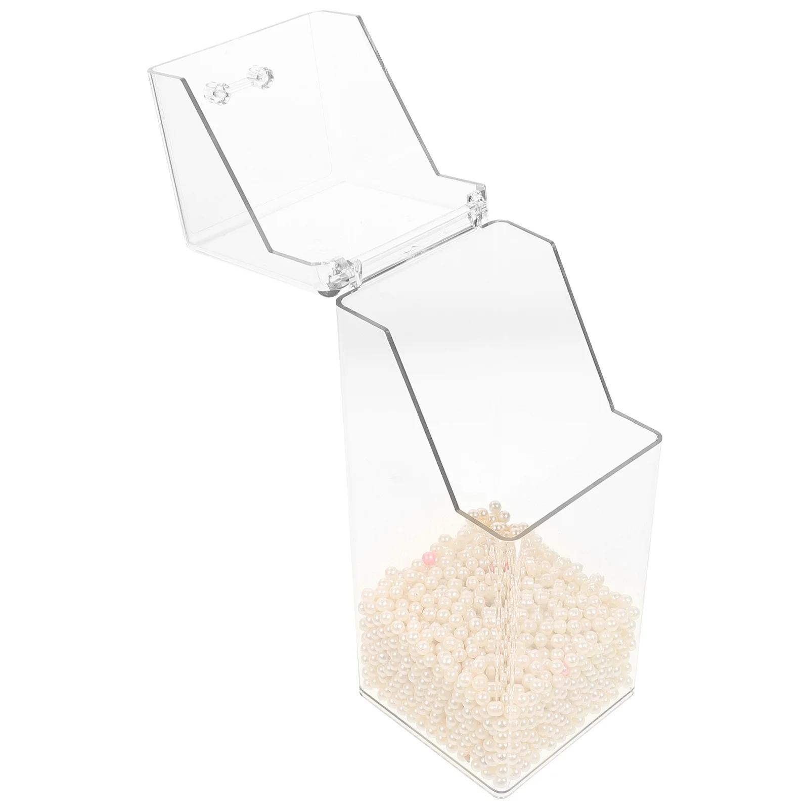 

1Pcs Makeup Brush Canister Stylish Practical Compact Lightweight Eco-Friendly Pet Material Cosmetics Box Makeup Holder