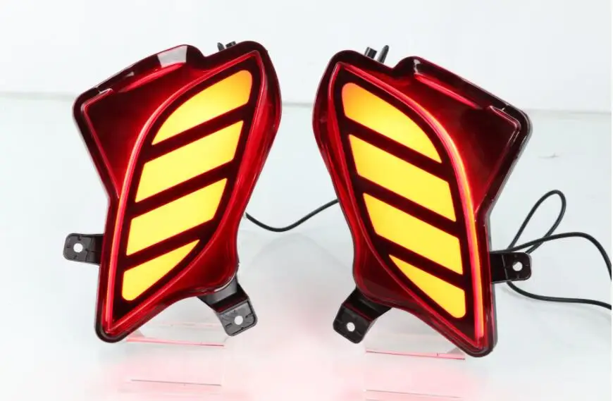 

2pcs car bumper tail light kluger highlander taillight 2020~2021y LED car accessories Taillamp highlander rear light