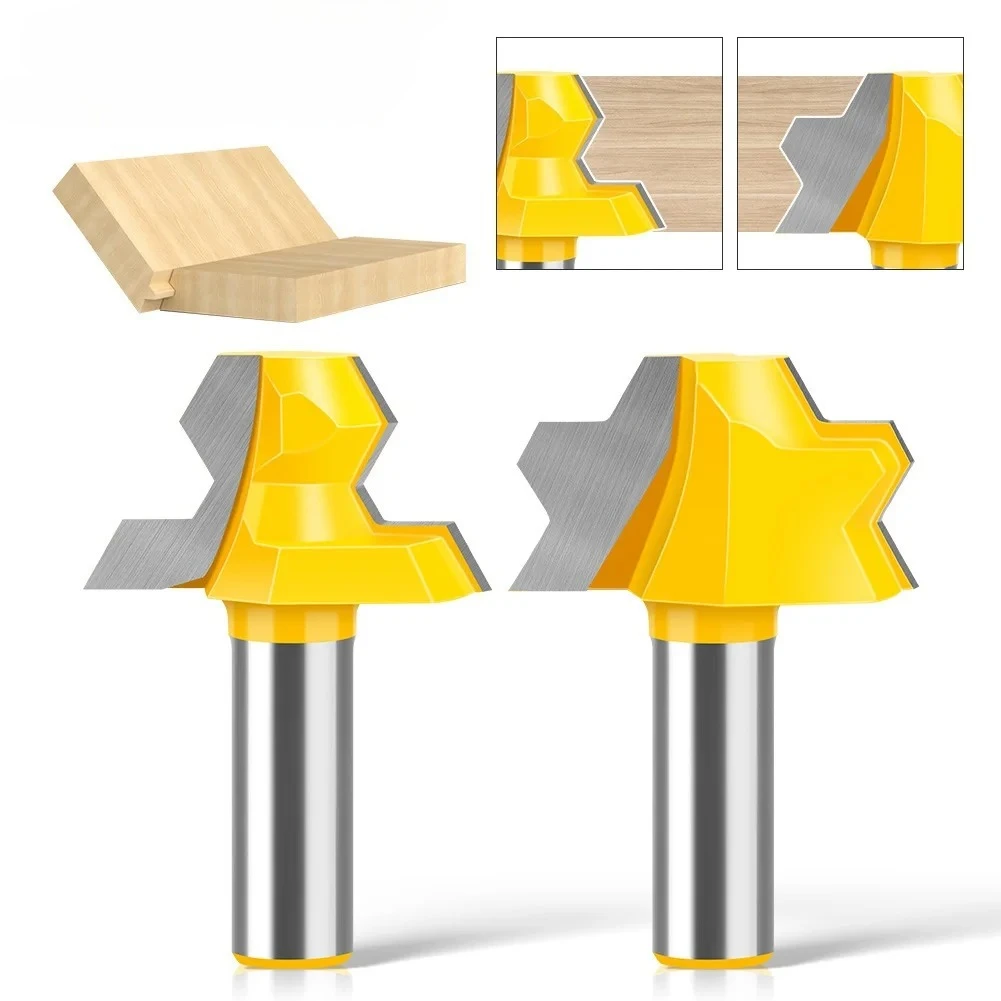

Tungsten Steel Composite Panel Router Bit Set with Hexahedral Mortise and Tenon Joints, Octahedral Mortise and Tenon Cutter Set
