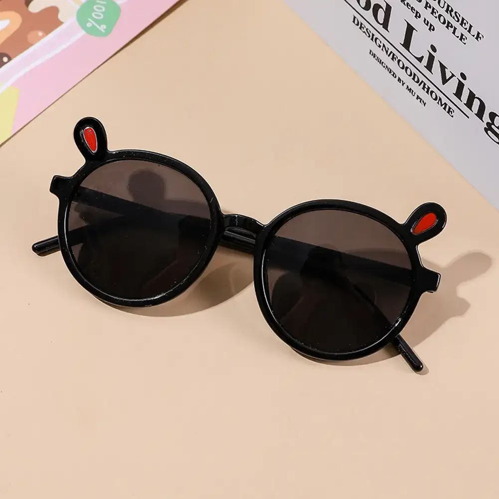 Children Cute Rabbit Ear Outdoor Sun Protection Sun Glasses Baby Girls Classic Sunglasses Kids Boy UV400 Photography Accessories