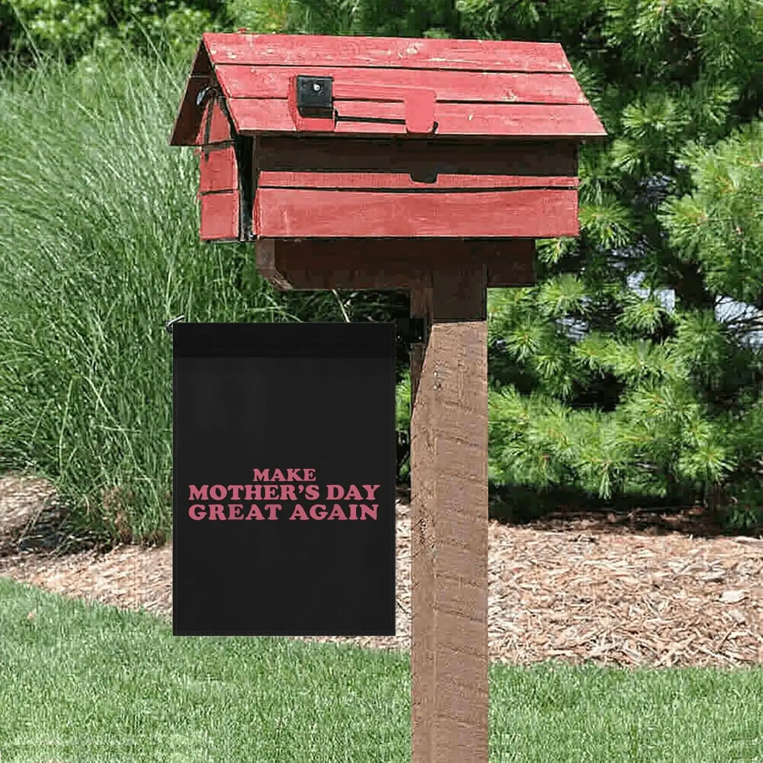 Make Mothers Day Great Again Flag Garden Flag Funny Garden Flags 12x18 Double Sided House Flag for Party LLO LLX uui