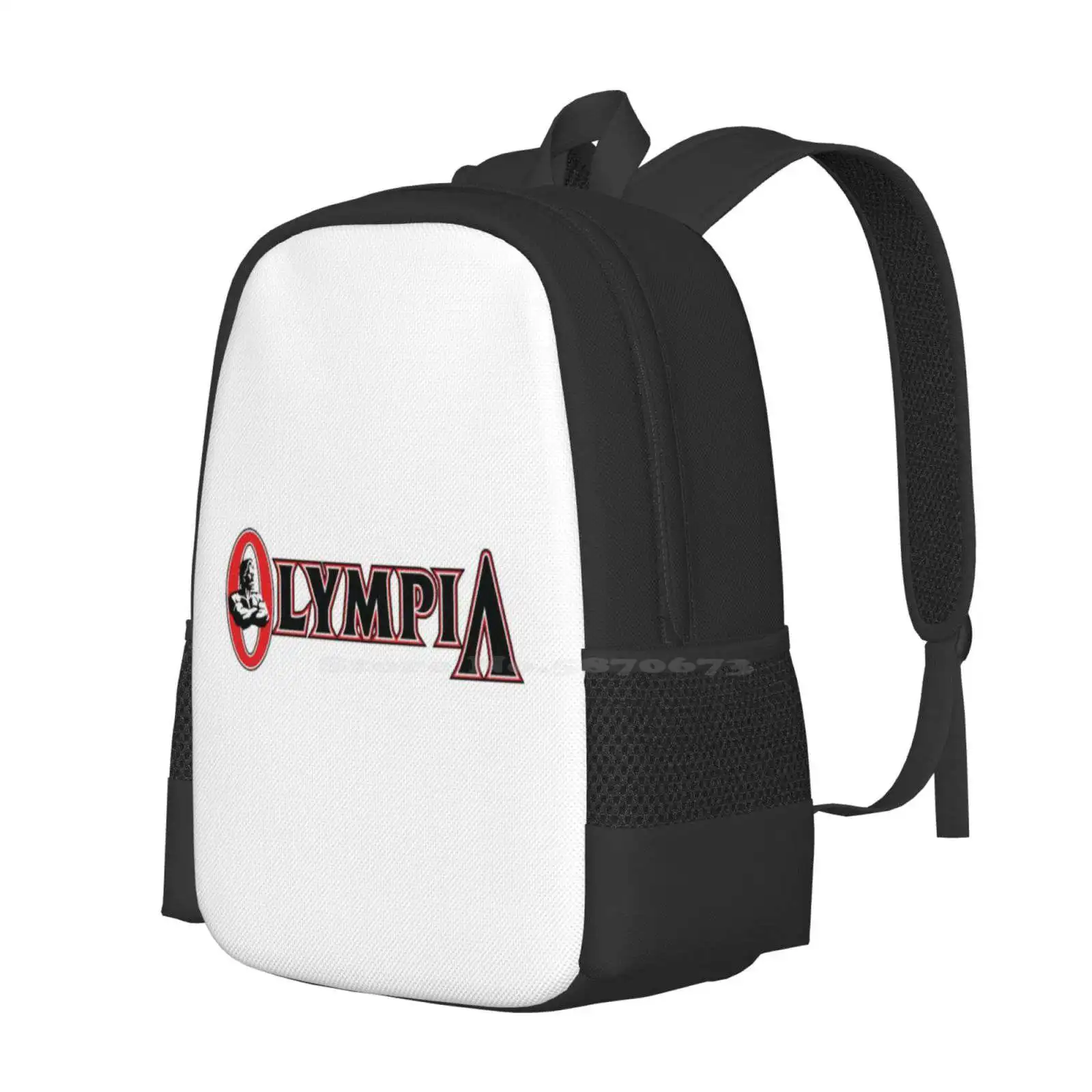 Olympia Hot Sale Schoolbag Backpack Fashion Bags Mr Olympia Phil Heath Arnold Schwarzenegger Dance Fitness Gymnastics Pattern