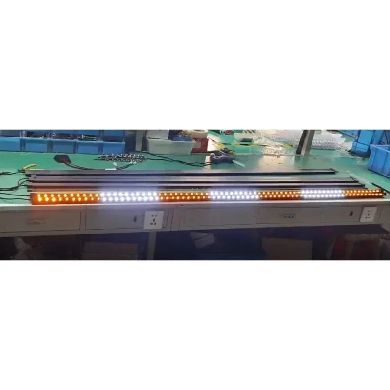 2025/2PCS 58 inch LED Emergency Strobe Running Board Lights for Trucks