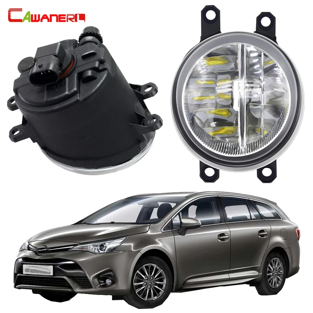 

2 Pieces Car Fog Light Assembly 30W 3000LM LED Fog Daytime Running Lamp DRL H11 12V Accessories For Toyota Avensis 2003-2018