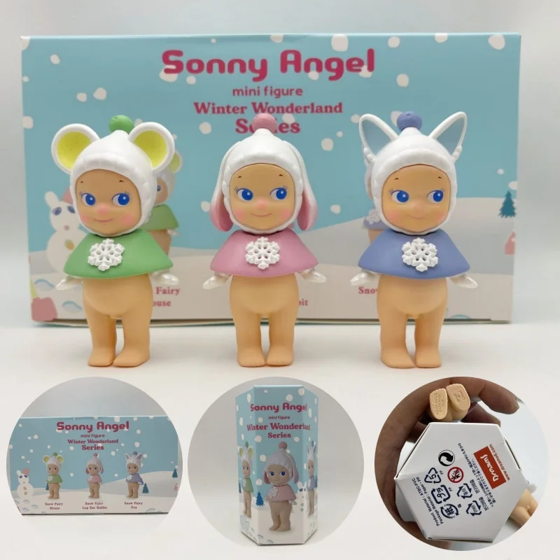 

Мини-фигурка Сонни Ангела, зимняя страна чудес, серия, слепая коробка, Коллекционная модель, фигурка, декор для рабочего стола, детские игрушки на день рождения, подарок