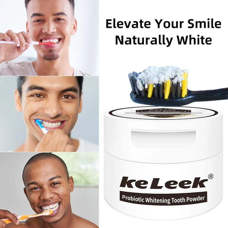 

1Black Ginseng Probiotic Whitening Tooth Powder Deep Clean Teeth Remove Yellow Stains Mint Flavored Toothpaste freshen breath