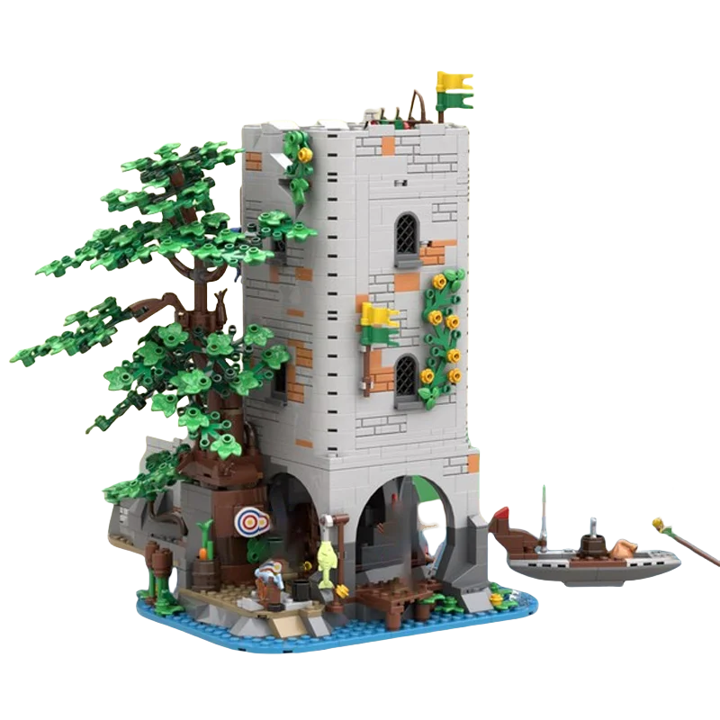 

MOC building blocks Assembly Toy Set Little Castle in the Forest Series model 1305pcs Creative holiday gift for all