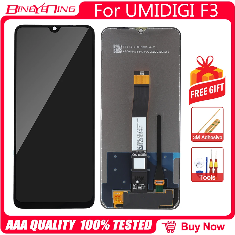 UMIDIGI F3SE用のLCDディスプレイとタッチスクリーンの評価と使い方