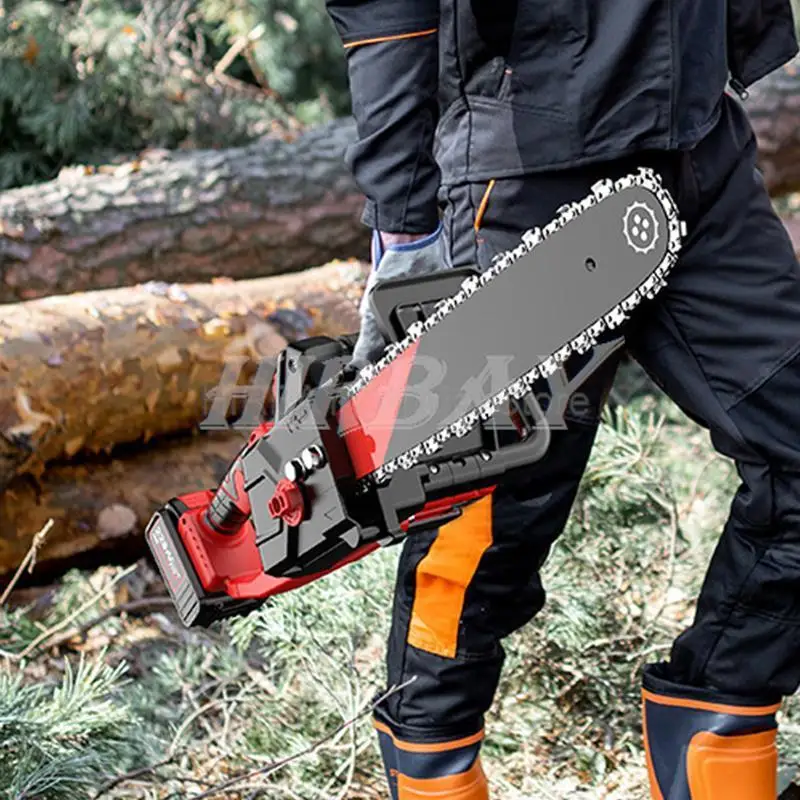 Electric Saw 16/12 Inch Chainsaw Tool Brushless Motor Logging Pruning Saw handheld Chainsaw Rechargeable Battery For Wood Cutter