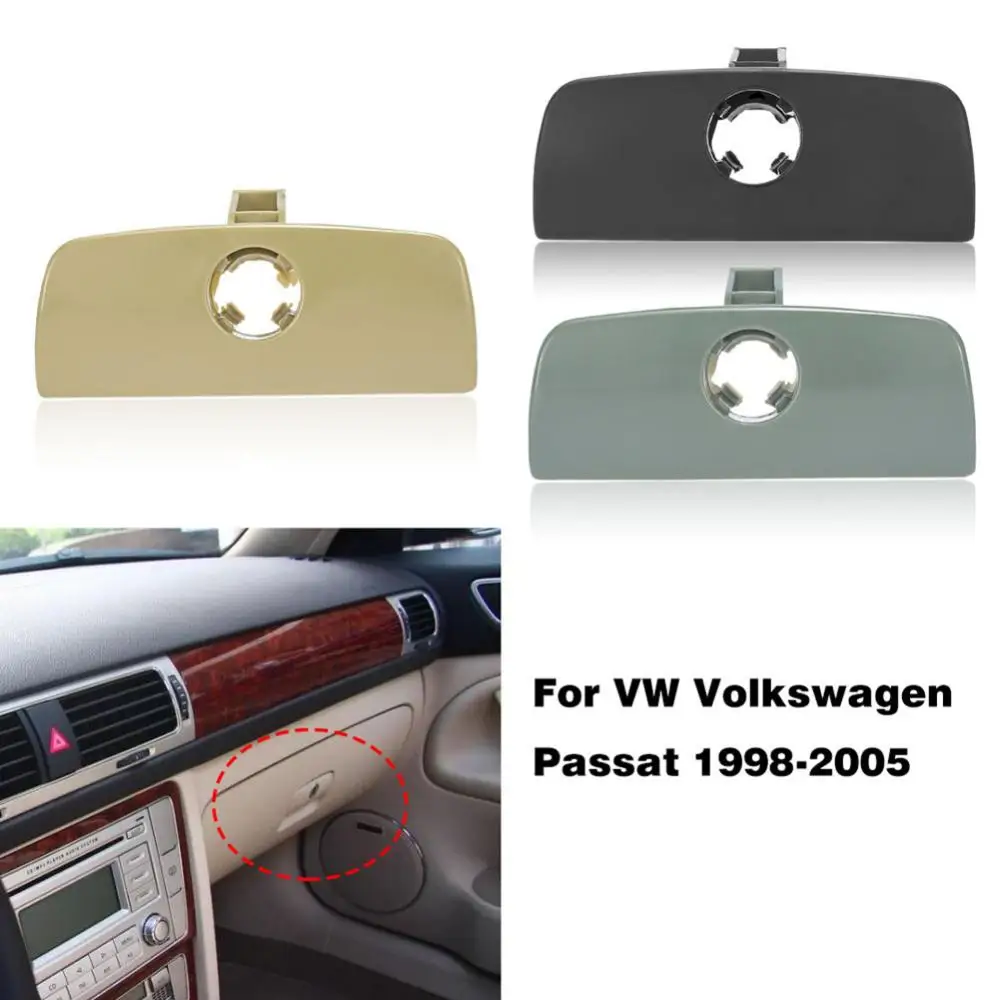 Car Glove Box Lock Lid Handle For VW Passat B5 B 1998-2005 For Left Hand Drive Vehicles Car Accessories Lock Hole Handle Cover