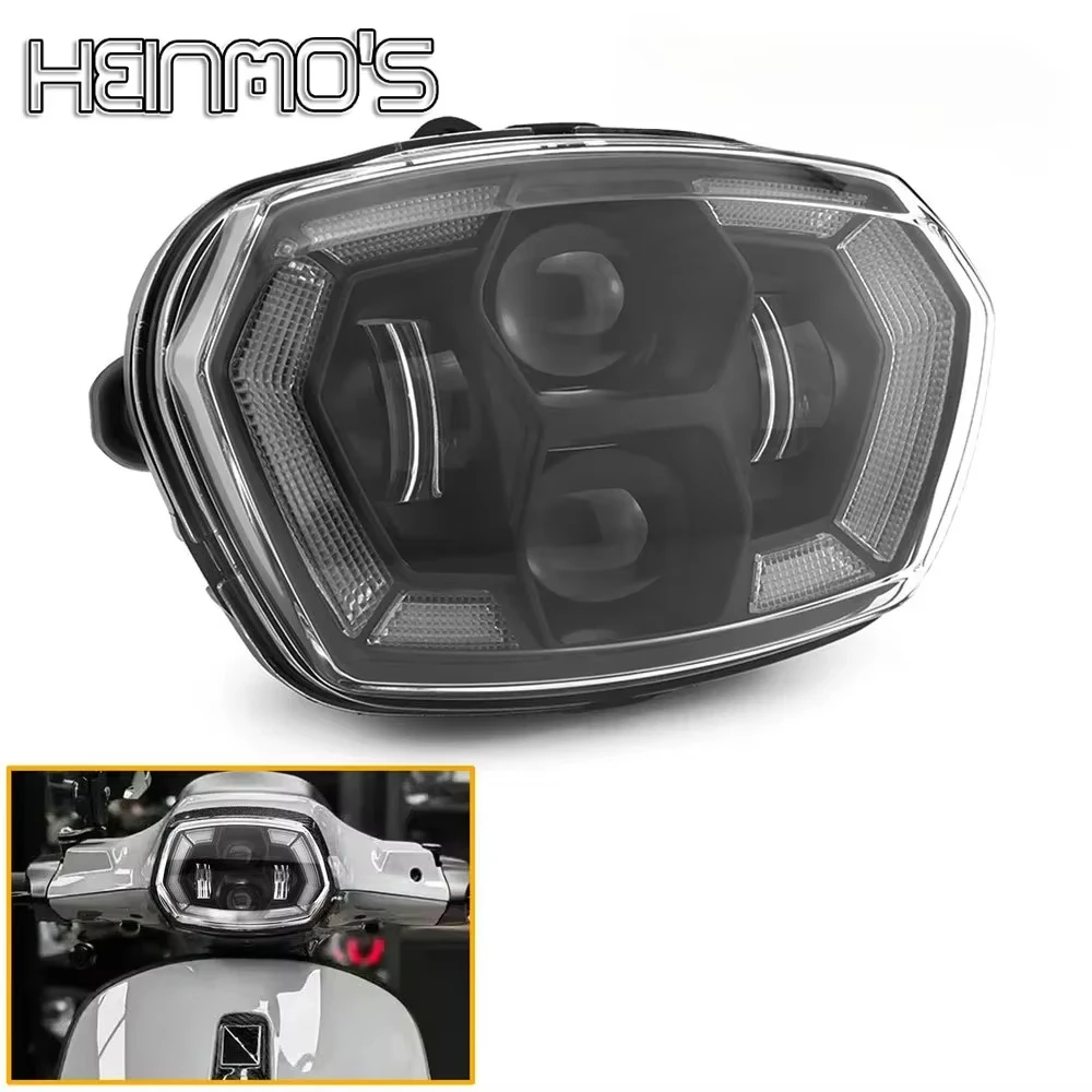 Reflektor LED do motocykla Sprint 150 Sprint150 SPRINT 17-25, wytrzymały przedni reflektor LED do SPRINT150 150