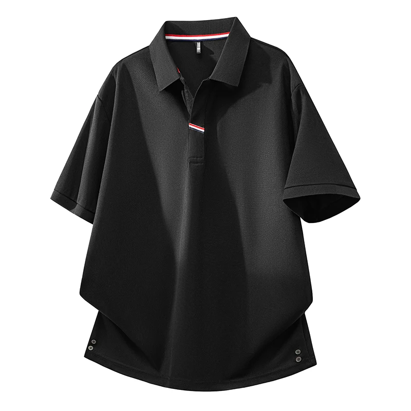 Men's Sports Polos High-quality Fashionable Printed Polo Shirts Spring Summer Trendy Casual Short-sleeve Polo Collar T-shirt Men
