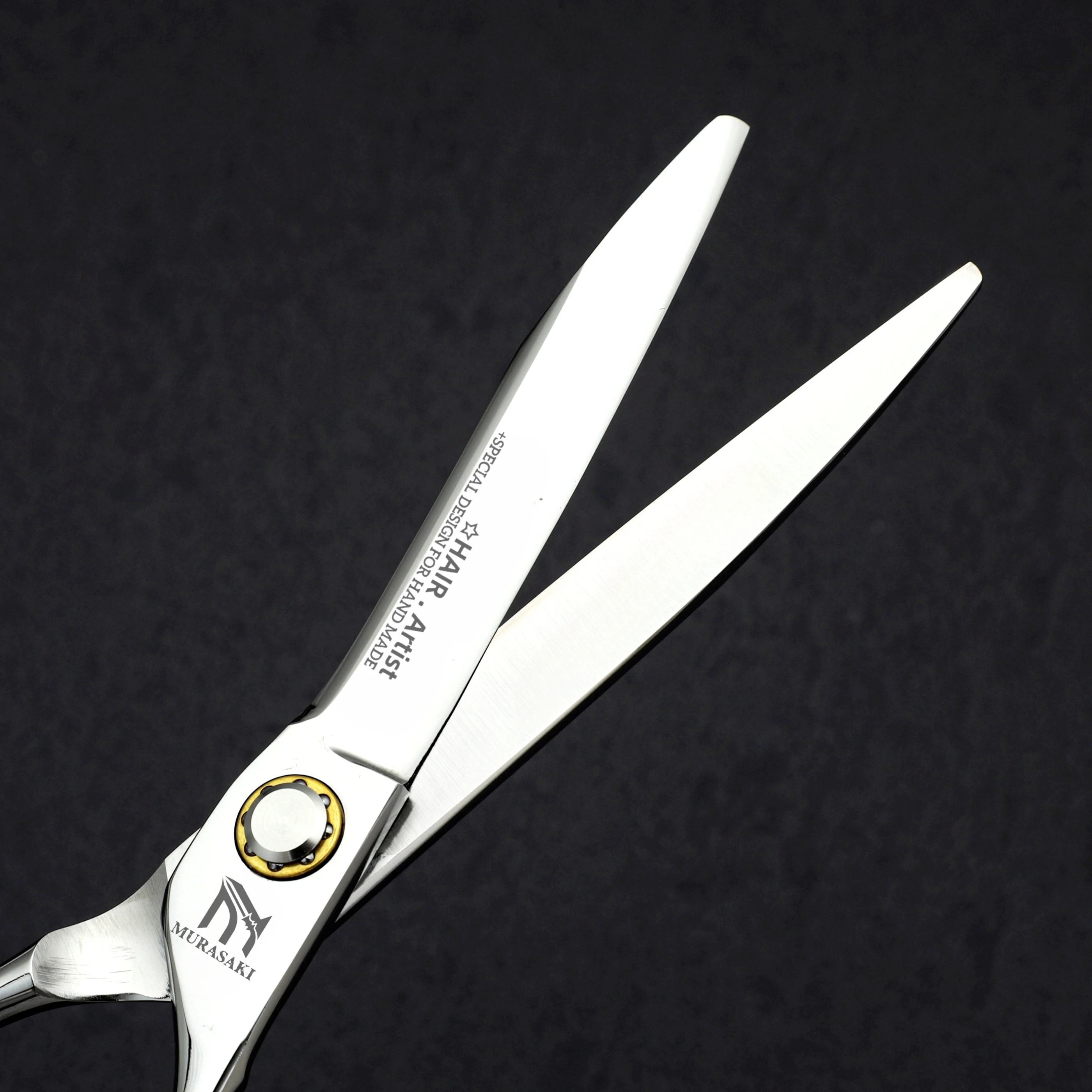 MURASAKI Professionelle Haarausdünnungsscheren, 6-6,8 Zoll Hitachi 440C Stahl-Friseurscheren, hochwertige Haarschneidewerkzeuge für den Salon – Detail 22