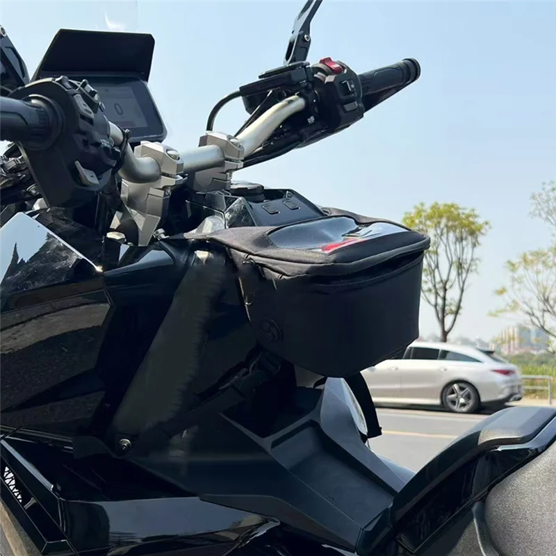 الهاتف دراجة نارية ل X-ADV 750 2017-2025 X-ADV750 XADV 750 متوافق مقاوم للماء حقيبة التخزين الأمامية مع شاشة تعمل باللمس الملاحة