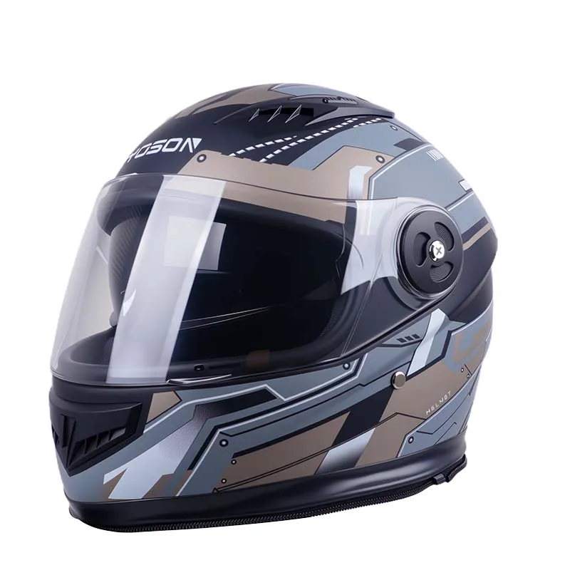 Motorcycle Helmet Men's Flip-Up Helmet All-Season Universal Motorcycle Women's Electric Vehicle Winter Safety Helmet 889