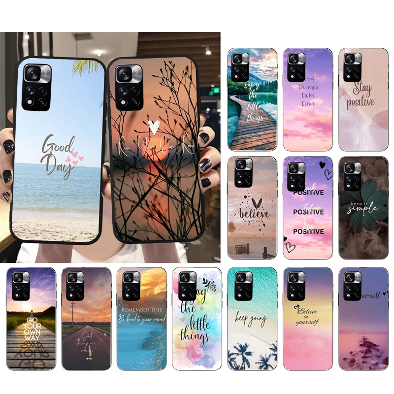 

Motivational Inspirational Quote Phone Case For Xiaomi Redmi note 13 12 Pro 11S 11 10 Pro 10S 12S Redmi 10 13C 9C