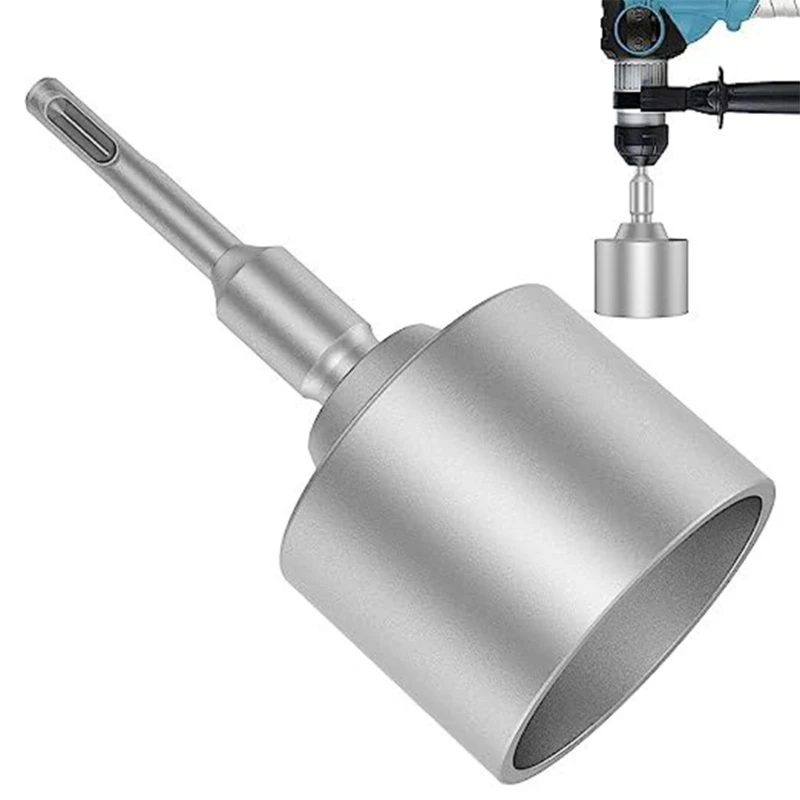 A2UD Ground Rod Driver Heavy Duty Steel Ground Rod Drill Bits Socket 19/21/30/45/65mm