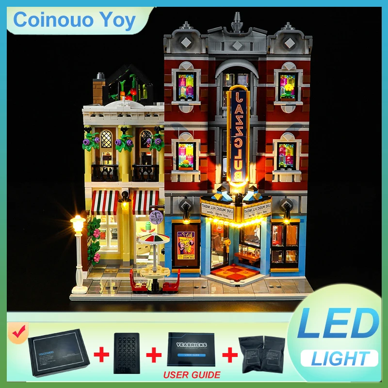

Advanced DIY Led Light Kit For Lego 10312 Jazz Club & Pizzeria (Only Led Light,Without Blocks Model) High-Performance
