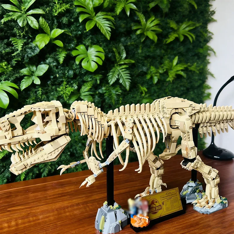 In-voorraad 76968 Dinosaurus T-Rex Fossielen Tyrannosaurus Rex Bouwstenen Dinosaur World Park Speelgoed voor Kinderen Vrienden verjaardagscadeautjes