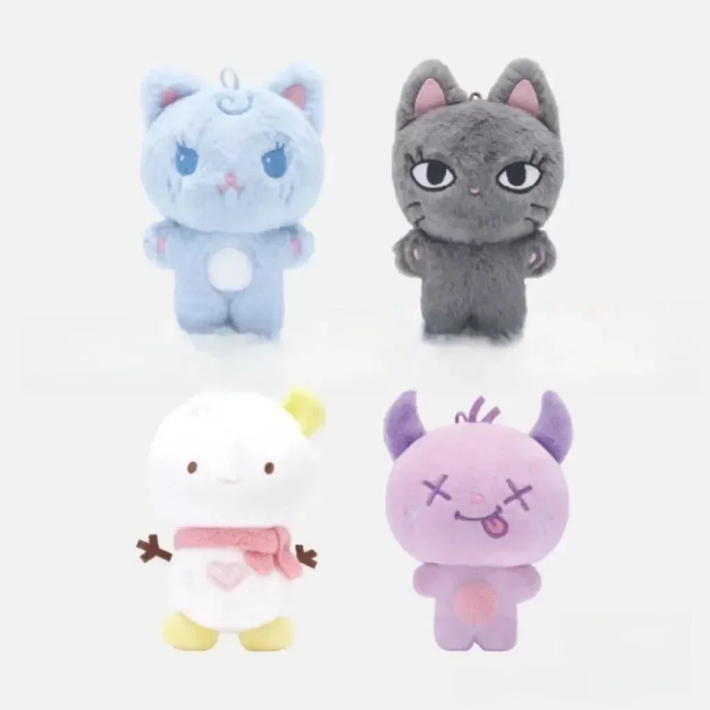 Kpop Idol Drawing Plush Keyring KARINA GISELLE WINTER NINGNING Keychains