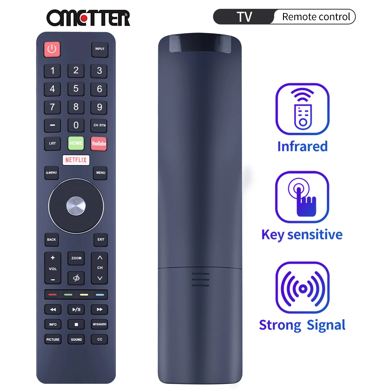 

New Remote Control for Harmontec Ht-32 Ht-43 Vios Tv3219s Atvio Hyundai Hyled3243nim HYLED3244NiM