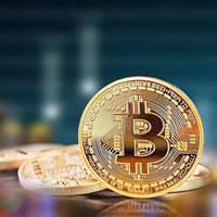 Collectible Art Gold Plated Bitcoin Coin - Physical Commemorative Casascius Bit BTC Metal Antique Imitation, Collection Gift