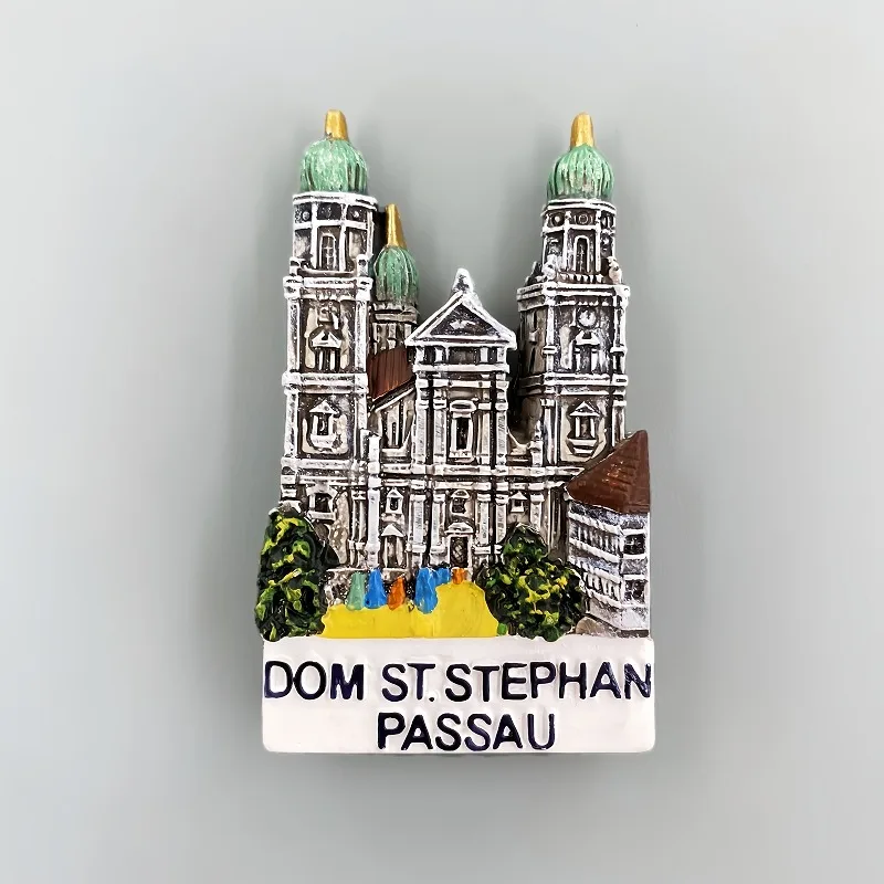 ألمانيا برلين باساوس فرانكفورت مغناطيس الثلاجة رسالة مجلس ديكور ميونيخ السفر تذكارية الثلاجة ملصق ديكور المنزل #2